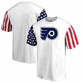 Men's Philadelphia Flyers Fanatics Branded Stars & Stripes T-Shirt White FengYun,baseball caps,new era cap wholesale,wholesale hats